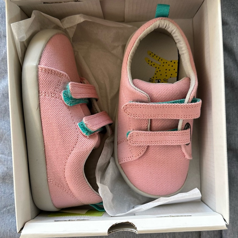 Ten Little Recycled Canvas Sneakers Pink